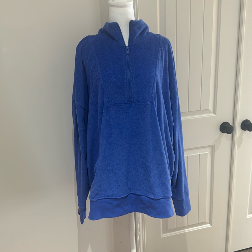 aerie Terrycloth Quarterzip XXL